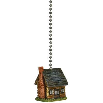 Rivers Edge Log Cabin Fan Pull 349